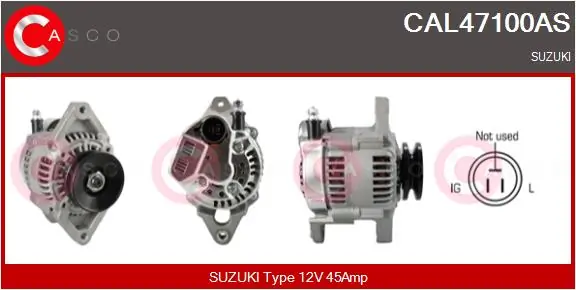 Alternator Brand New HQ CAL47100AS
