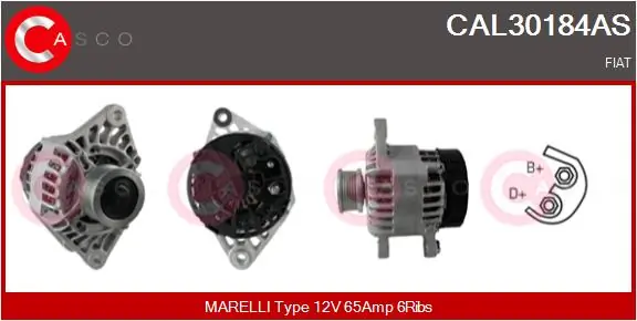 Alternator Brand New HQ CAL30184AS