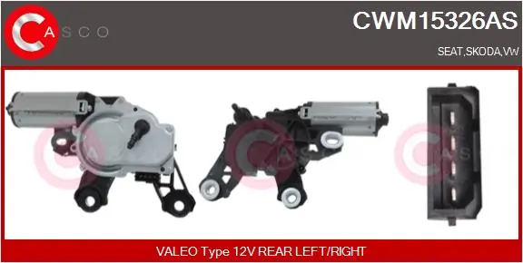 Wiper Motor Brand New HQ CWM15326AS