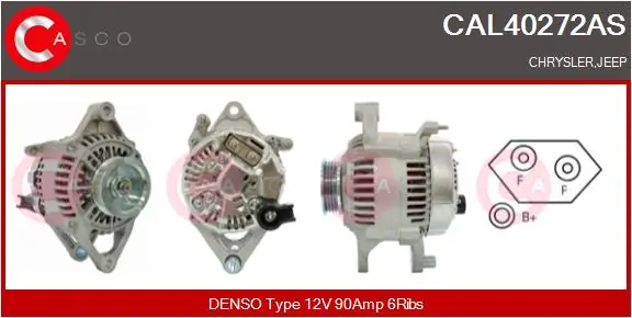 Alternator Brand New HQ CAL40272AS