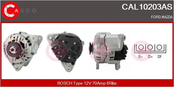 Alternator Brand New HQ CAL10203AS