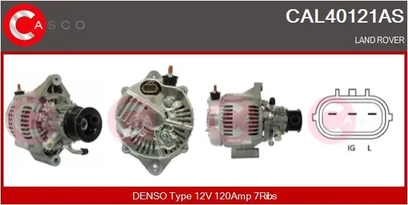 Alternator Brand New HQ CAL40121AS