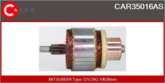 Armature, starter Brand New HQ CAR35016AS