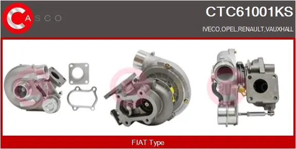 Charger, charging (supercharged/turbocharged) KAYOTAWA CTC61001KS