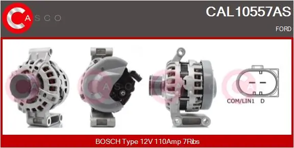Alternator Brand New HQ CAL10557AS