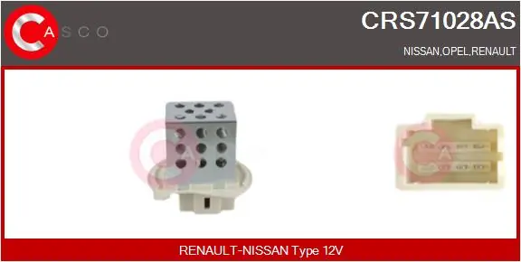 Resistor, interior blower Brand New HQ CRS71028AS