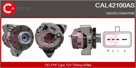 Alternator Brand New HQ CAL42100AS