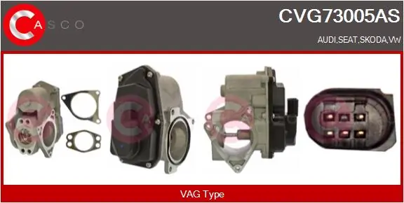 EGR Valve Brand New HQ CVG73005AS
