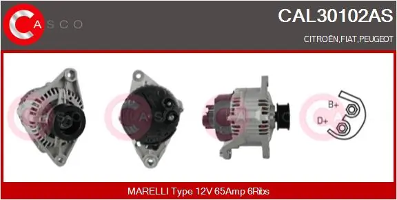 Alternator Brand New HQ CAL30102AS