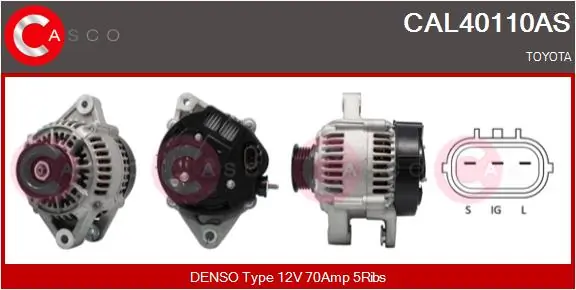 Alternator Brand New HQ CAL40110AS