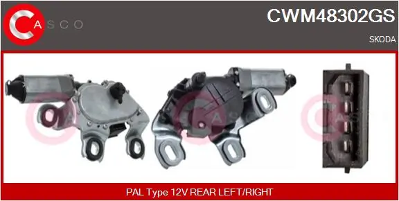 Wiper Motor Genuine CWM48302GS