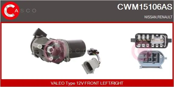 Wiper Motor Brand New HQ CWM15106AS