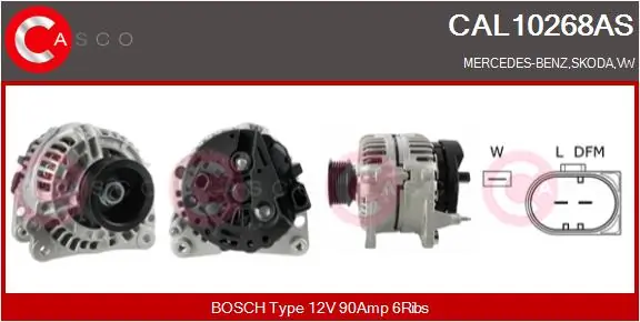 Alternator Brand New HQ CAL10268AS
