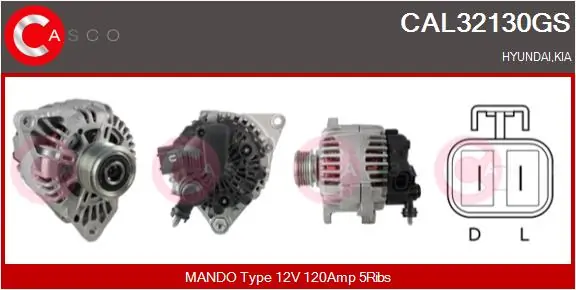 Alternator Genuine CAL32130GS