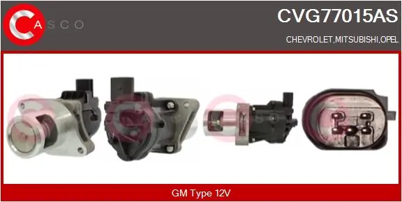 EGR Valve Brand New HQ CVG77015AS
