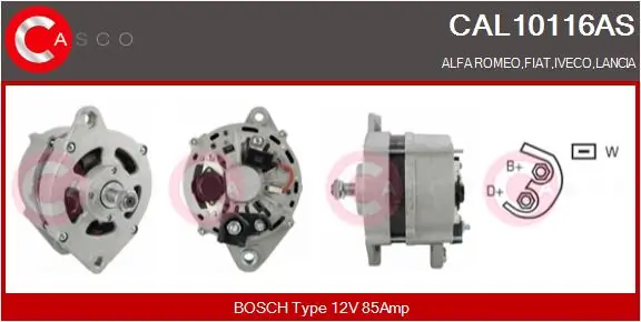 Alternator Brand New HQ CAL10116AS