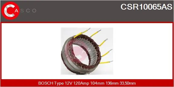 Stator, alternator Brand New HQ CSR10065AS