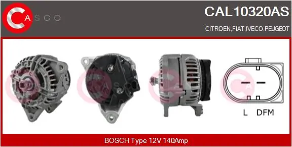 Alternator Brand New HQ CAL10320AS