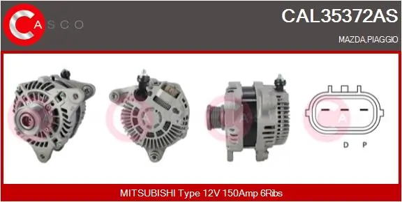 Alternator Brand New HQ CAL35372AS