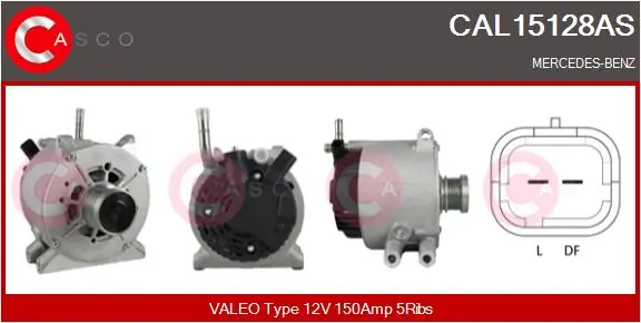 Alternator Brand New HQ CAL15128AS