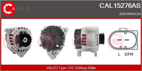 Alternator Brand New HQ CAL15276AS
