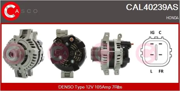 Alternator Brand New HQ CAL40239AS