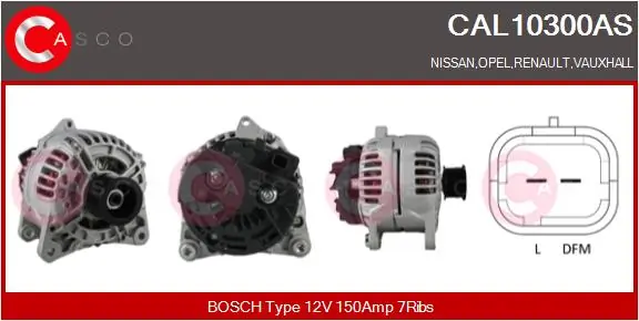 Alternator Brand New HQ CAL10300AS