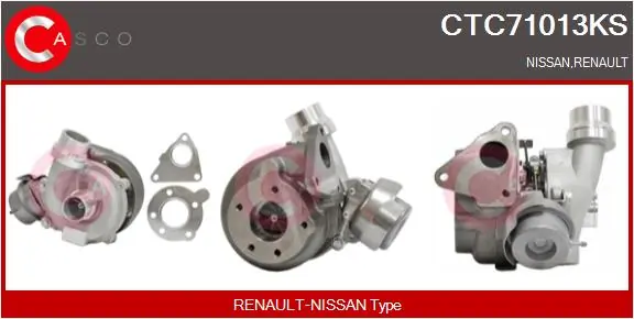 Charger, charging (supercharged/turbocharged) KAYOTAWA CTC71013KS