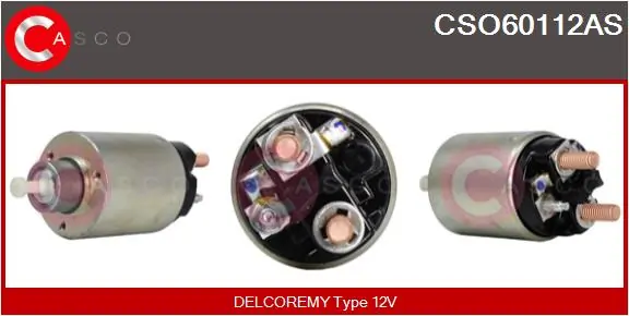 Solenoid Switch, starter Brand New HQ CSO60112AS