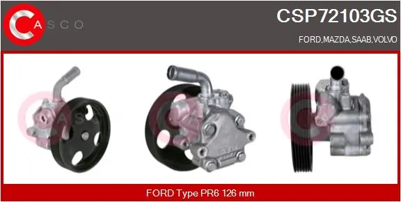 Hydraulic Pump, steering Genuine CSP72103GS