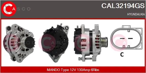 Alternator Genuine CAL32194GS