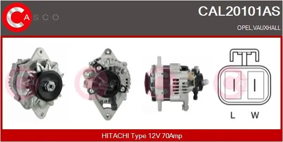 Alternator Brand New HQ CAL20101AS