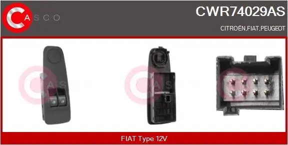 Switch, window regulator Brand New HQ CWR74029AS