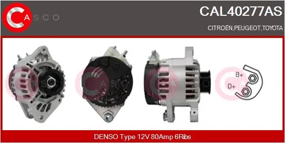 Alternator Brand New HQ CAL40277AS