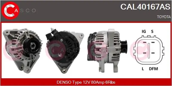 Alternator Brand New HQ CAL40167AS