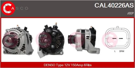 Alternator Brand New HQ CAL40226AS