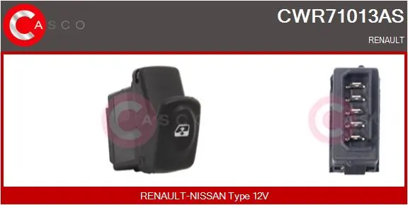 Switch, window regulator Brand New HQ CWR71013AS