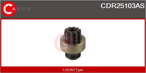 Pinion, starter Brand New HQ CDR25103AS