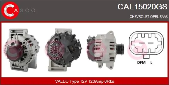 Alternator Genuine CAL15020GS