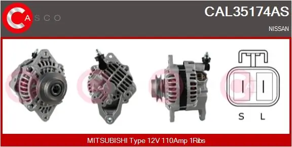 Alternator Brand New HQ CAL35174AS