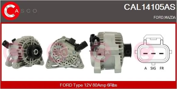 Alternator Brand New HQ CAL14105AS