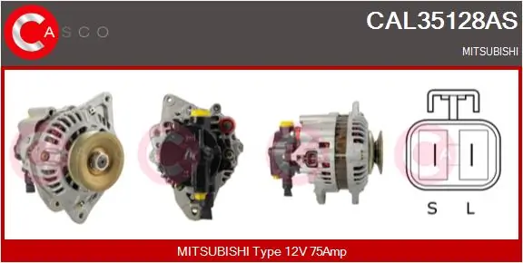 Alternator Brand New HQ CAL35128AS