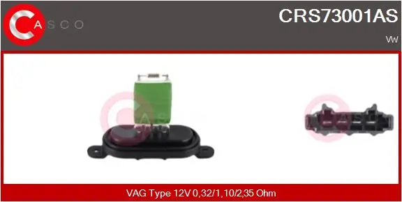 Resistor, interior blower Brand New HQ CRS73001AS