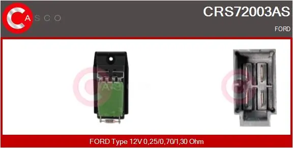 Resistor, interior blower Brand New HQ CRS72003AS