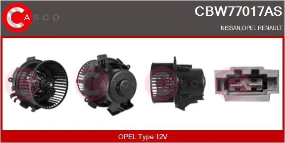 Interior Blower Brand New HQ CBW77017AS
