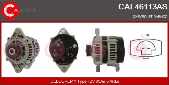 Alternator Brand New HQ CAL46113AS