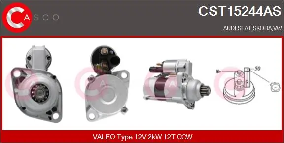 Starter Brand New HQ CST15244AS