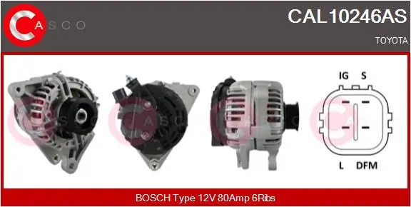 Alternator Brand New HQ CAL10246AS