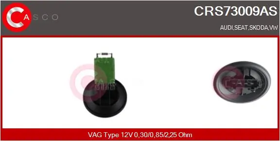 Resistor, interior blower Brand New HQ CRS73009AS