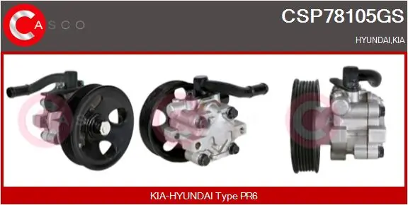 Hydraulic Pump, steering Genuine CSP78105GS